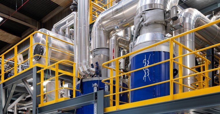 Alfa Laval's boiler testing facility