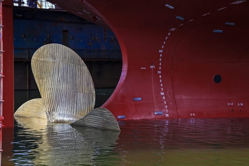 Ship propeller file photo