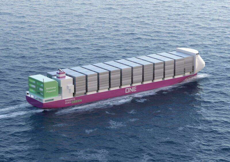 Container ship powered by ammonia receives AiP - CrewMirror.com