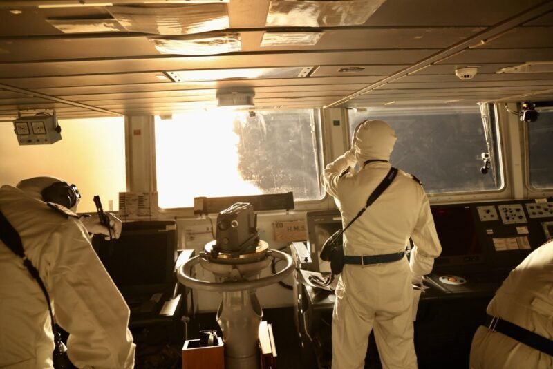 Photo of VLS missile launch from a UK Royal Navy destroyer