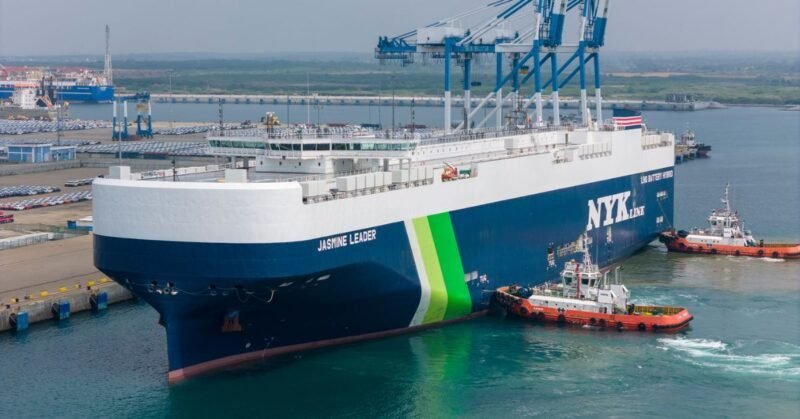 First LNG-powered ship calls at HIP