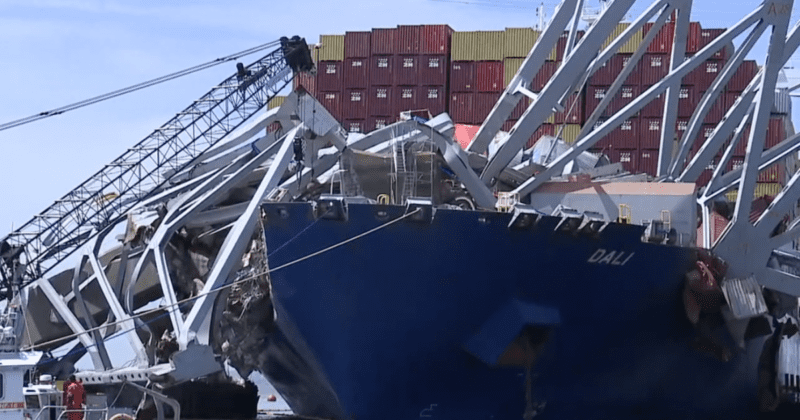 Stranded Crew Aboard Dali Cargo Ship Await Rescue After Bridge Collapse ...