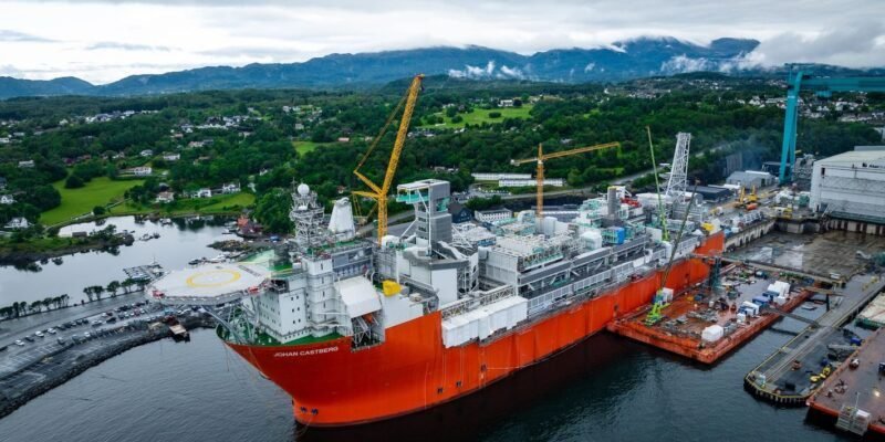 Photo of the Johan Castberg FPSO courtesy Equinor