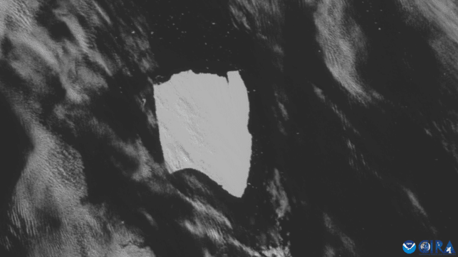 Trillion-Tonne Iceberg is Stuck Spinning in the South Atlantic