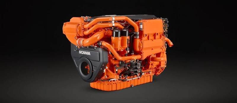 Scania Unveils New 13-Liter Marine Engine