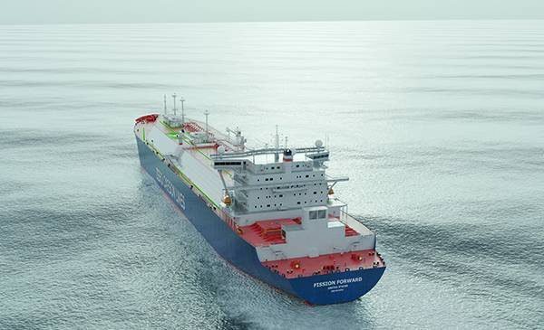 LNG Carrier With Nuclear Propulsion Offers Faster