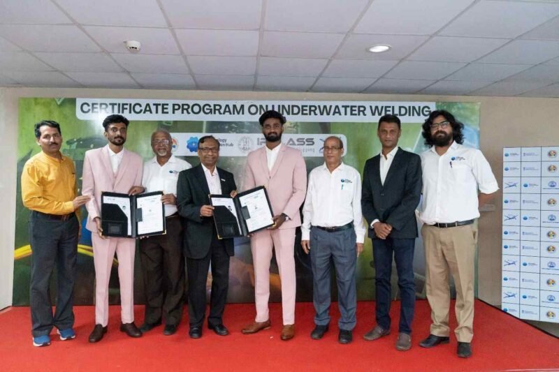 Indian Register of Shipping (IRS) and IIT Guwahati successfully complete India's first underwater welding certification program