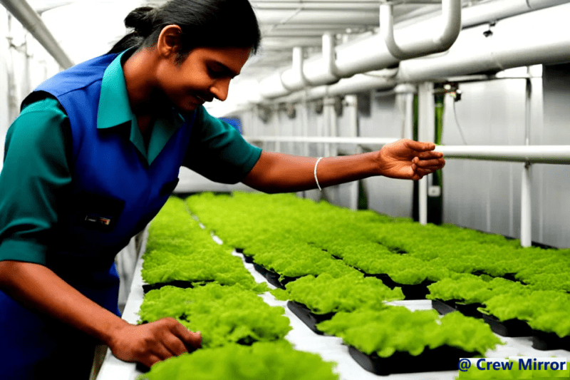 Hydroponic Systems on ships for Crew Welfare