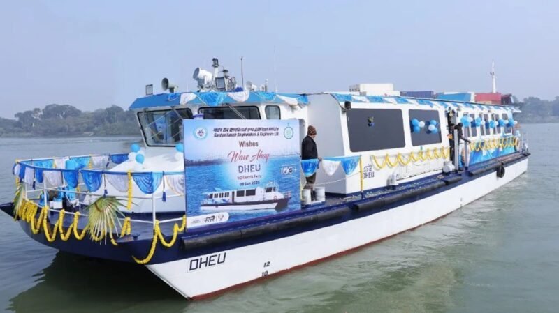 New electric river ferry starts operating in West Bengal, India