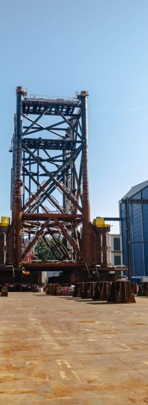 First Wind-Powered Offshore Gas Platform Loaded Out In