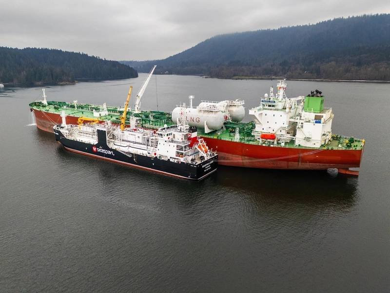 Seaspan Energy Completes Canada's First Ship-To-Ship