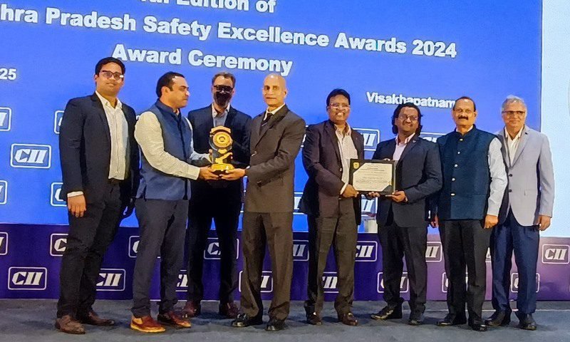 Adani Gangavaram port wins the Cii Southern Industrial Safety Leadership Award