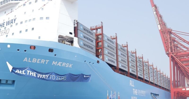 JNPAS Gateway terminals in India organizes a name ceremony for Maersks Dual-Fuel-Ship
