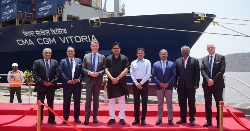 CMA CGM welcomes its first Indian flagged vessel, CMA CGM Vitoria