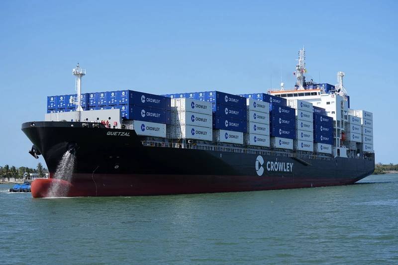 Crowley’S New LNG-Powered Quetzal Begins Maiden