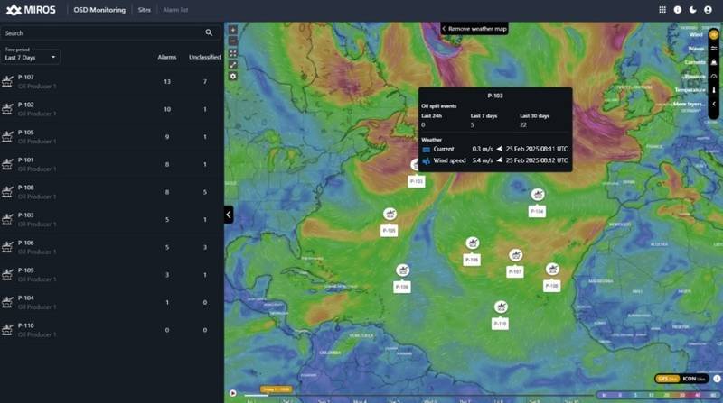 Miros Launches Cloud-Based Oil Spill Detection