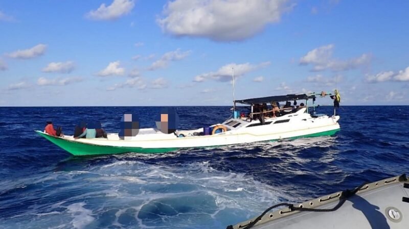The Indonesian boat captain, which is detained in Australia for illegal fishing