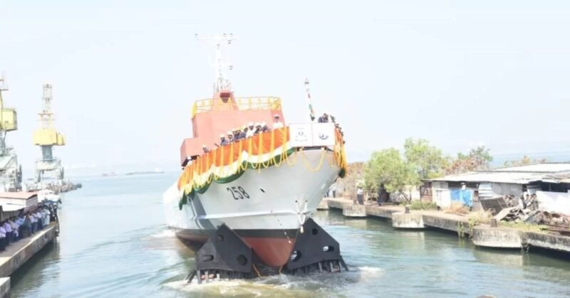 GSL launches final two fast patrol vessels for Indian Coast Guard