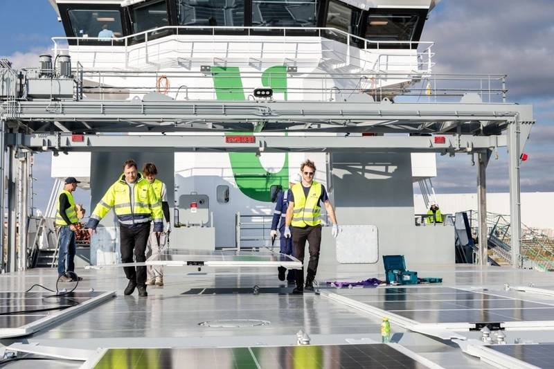 Solar System Installed On Dutch Coaster