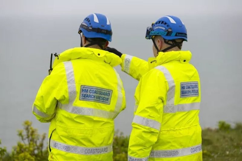 HM Coastguard spot containers and debris in the UK