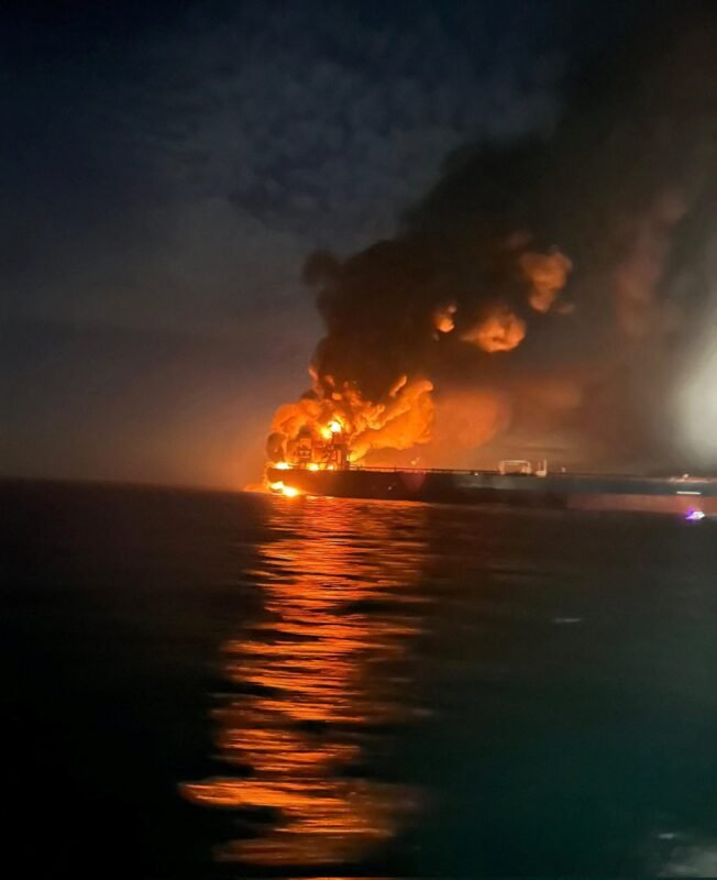 Blasts hit sanctioned tankers off Turkey's coast, rescues underway