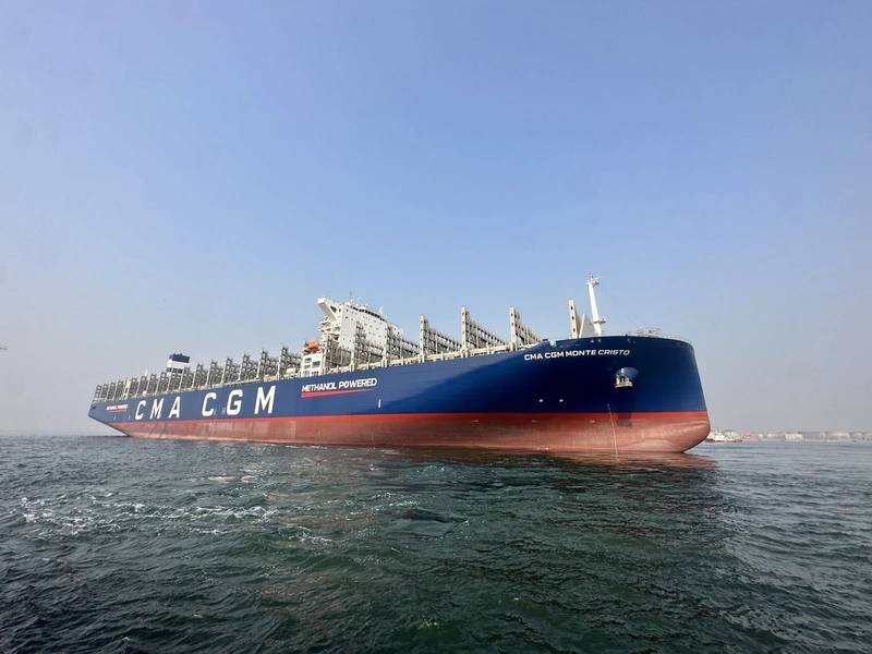 Methanol-Fueled CMA CGM Monte Cristo Delivered