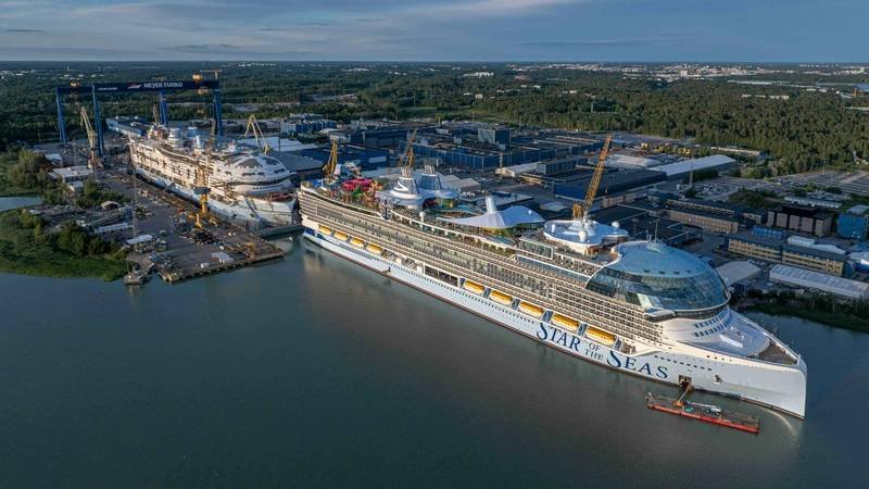 Production Of Fifth Icon Class Ship Started At Meyer