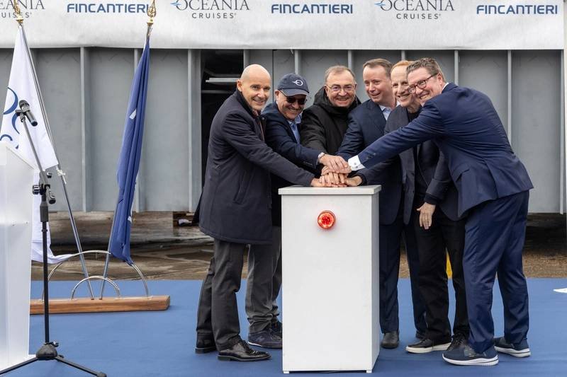 Fincantieri Lays Keel Of Oceania Sonata Cruise Ship In