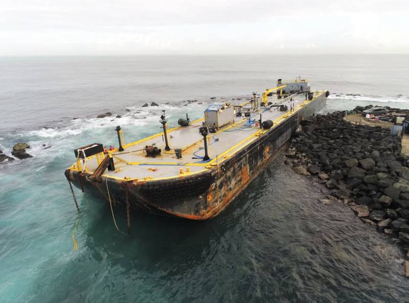 Fuel Removed From Barge Grounded Off San Juan Harbor