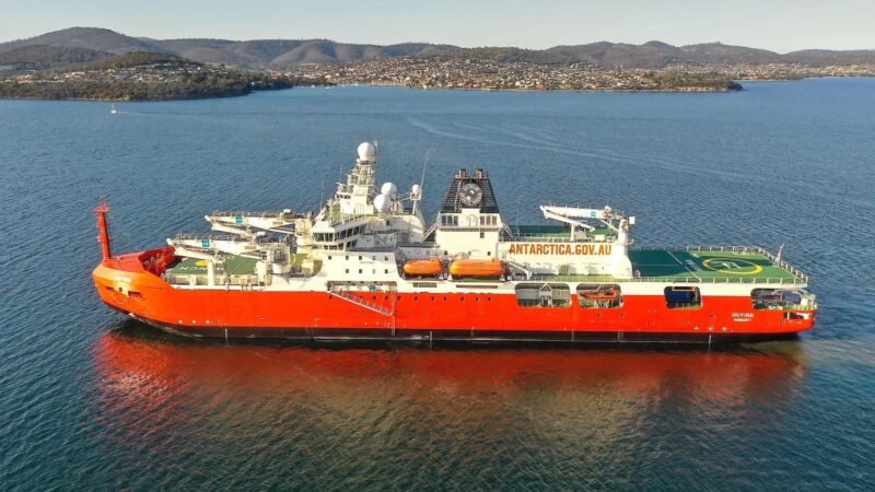 RSV Nuyina in Hobart