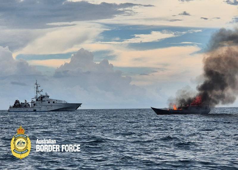 Australia Destroys Foreign Fishing Vessels In