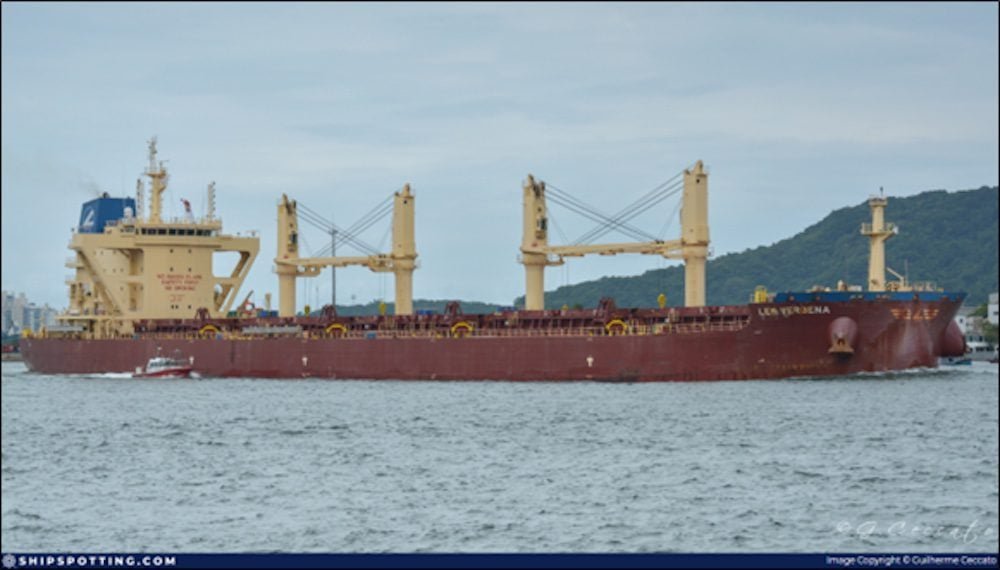 Lem Verbena at sea