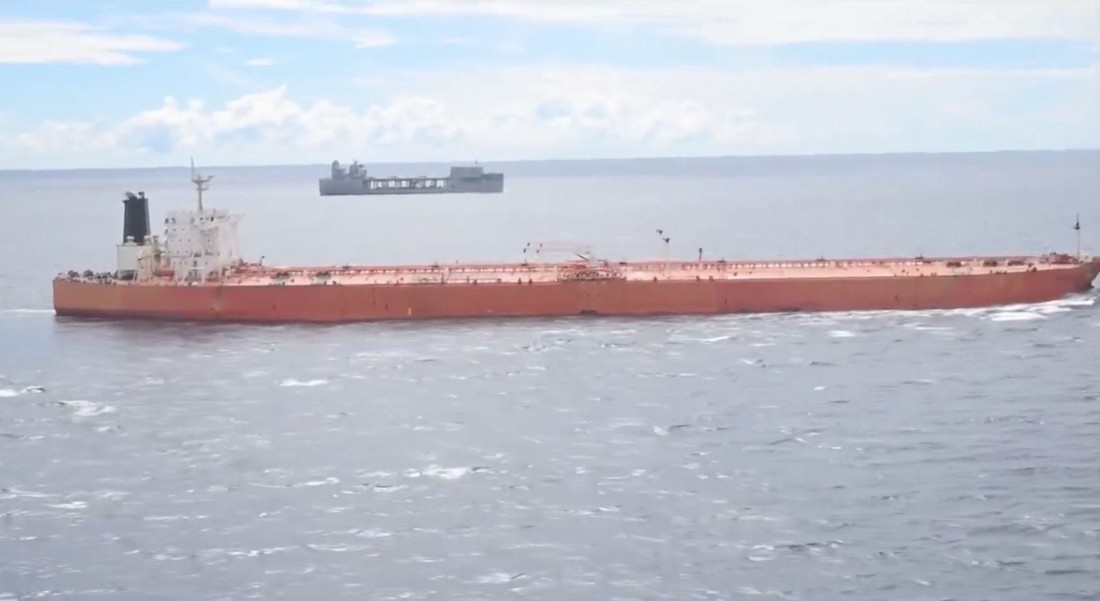 U.S. forces board the stateless tanker Tifani (IMO: 9273337) without incident inside the U.S. Indo-Pacific Command area of responsibility.