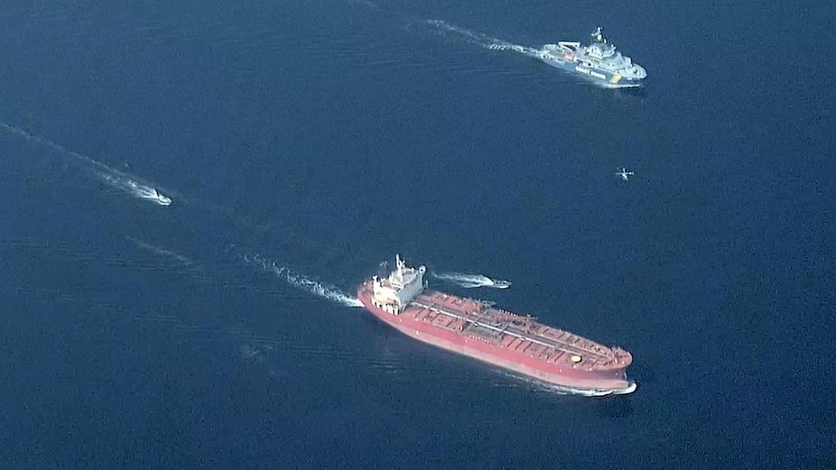 Chinese captain detained after Swedish raid on suspected "shadow fleet" tanker