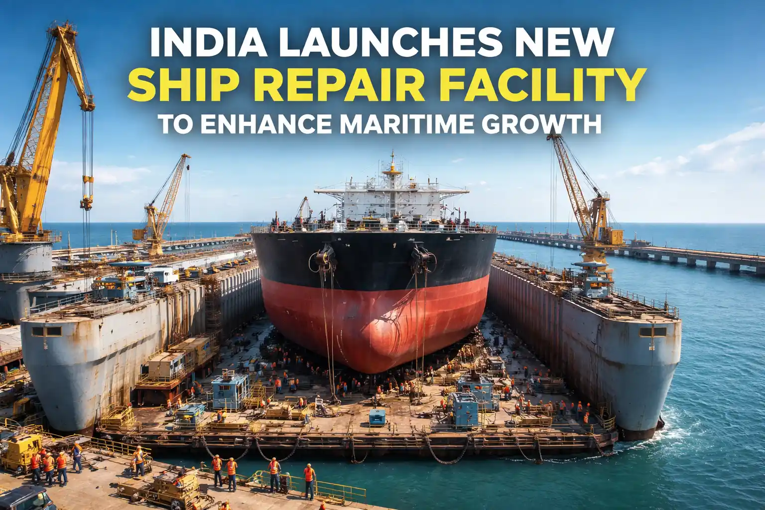 India Launches New Ship Repair Facility to Enhance Maritime Growth