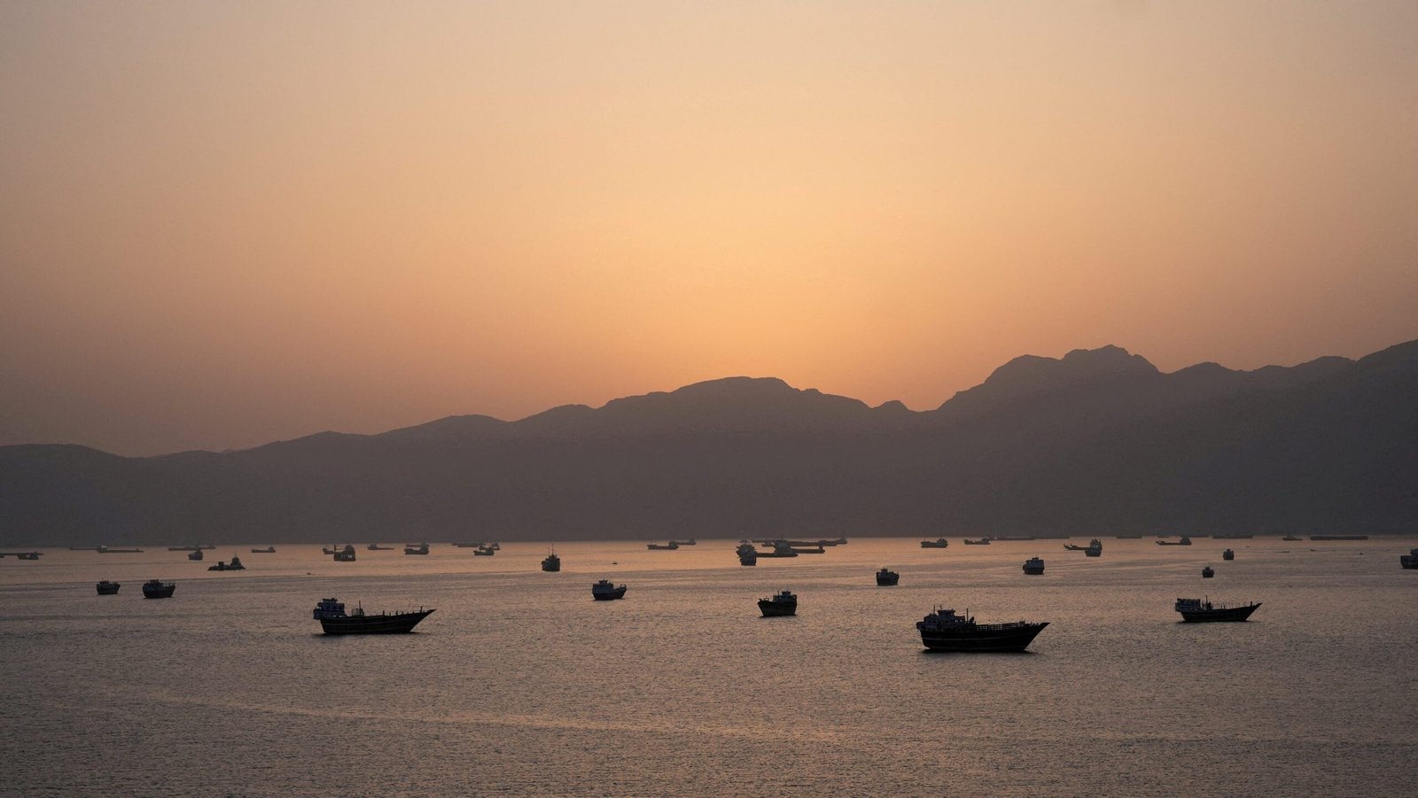 Ships and boats in the Strait of Hormuz, Musandam