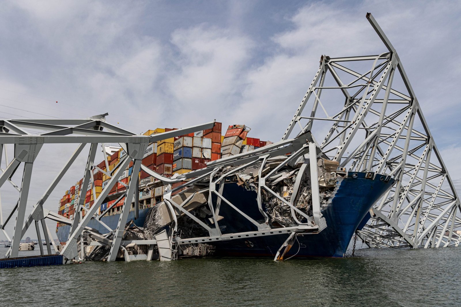 Dali Key Bridge wreckage