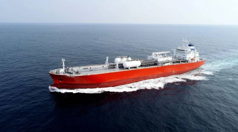 Exmar Takes Delivery Of World's First Oceangoing