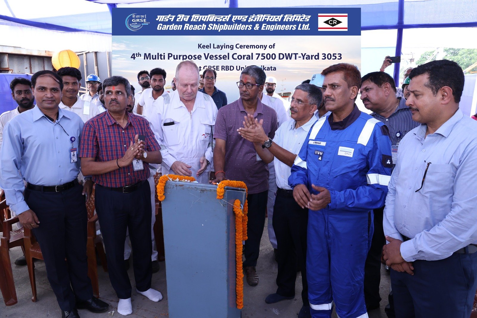 GRSE Lays Keel for Fourth MPV, German Export Project