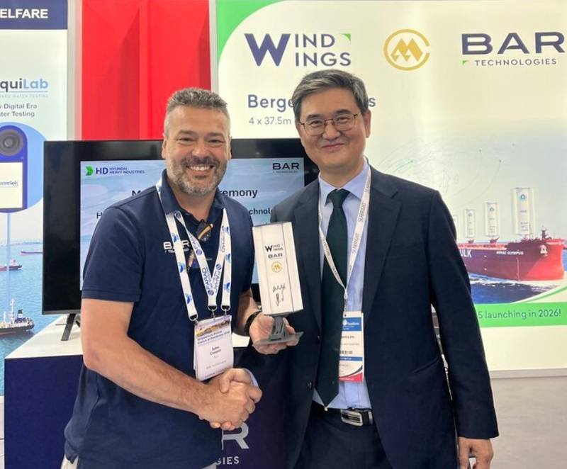 HD Hyundai, BAR Technologies Team Up On Wind-Assisted