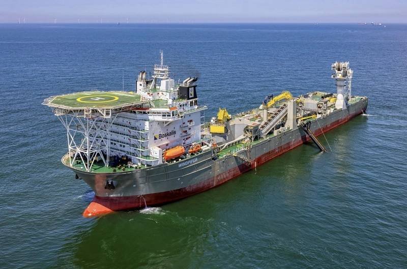 Boskalis Windpiper Converted Into Subsea Rock