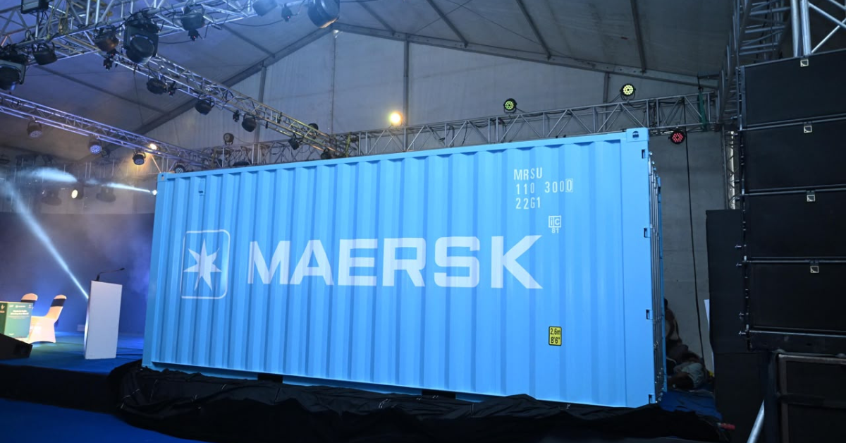 Maersk Unveils First India-Manufactured Shipping Container
