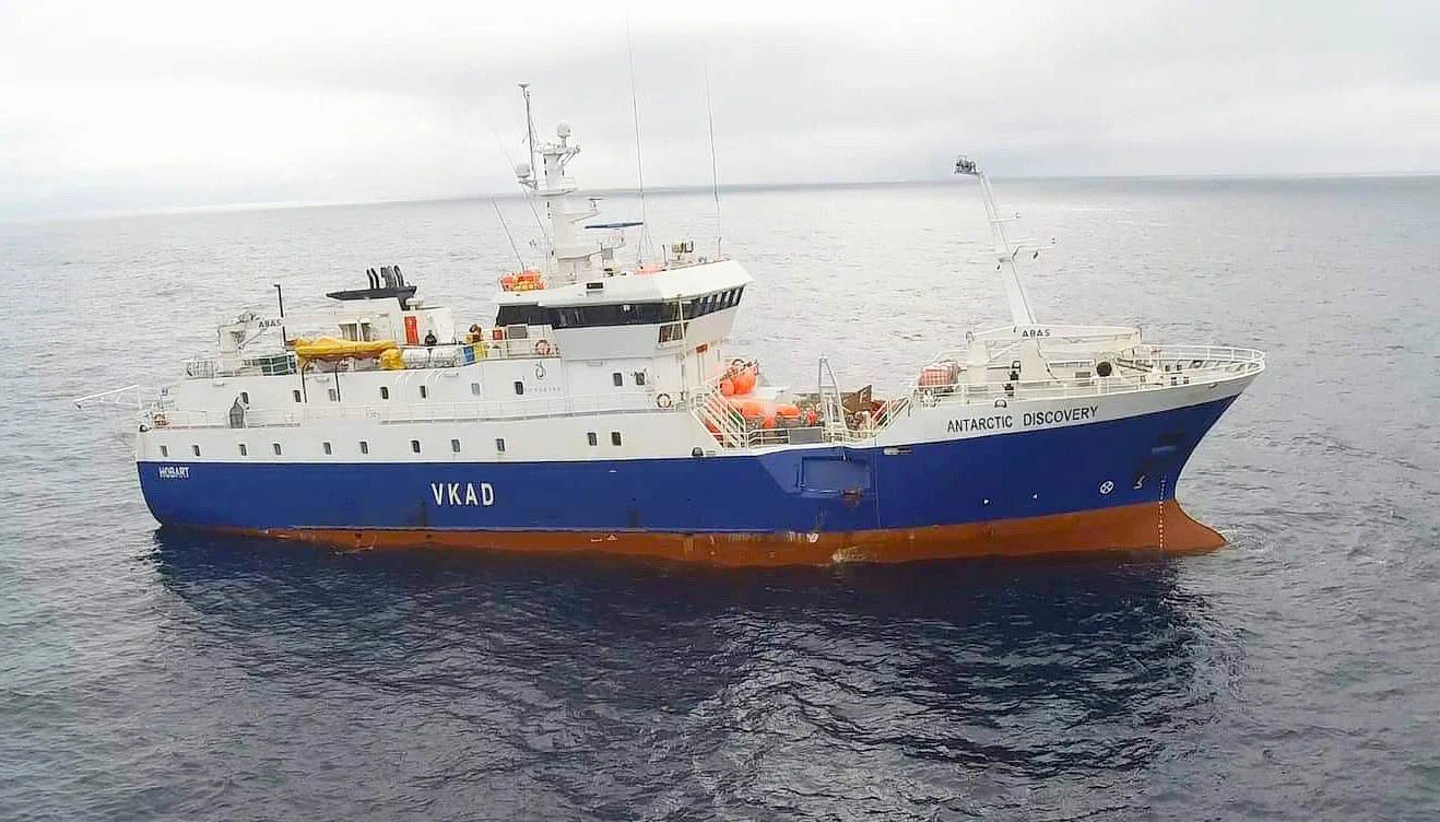 Figure 1: F/V Antarctic Discovery at sea