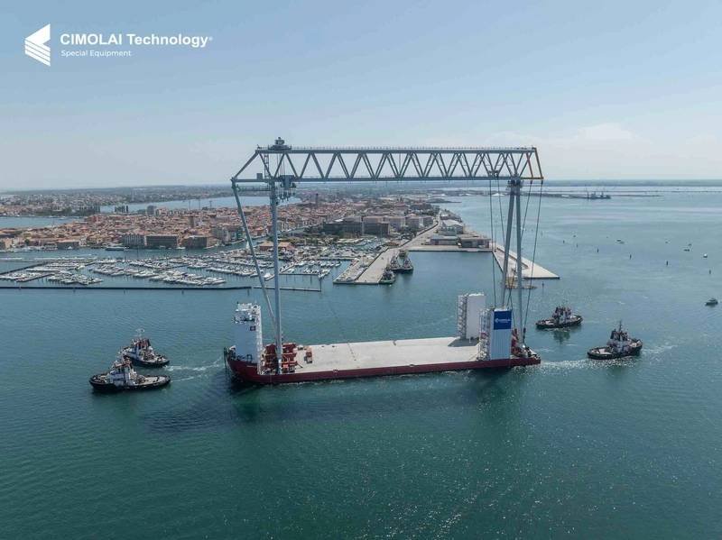 Cimolai Technology Unmoors 800-Ton Goliath Crane,