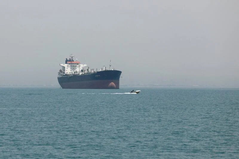 Vessels in the Strait of Hormuz