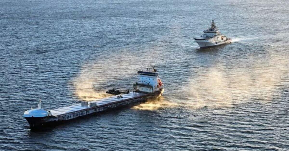 Russian Captain And Senior Crew Of Ship On Trial In Finland Over Subsea Cable Damage