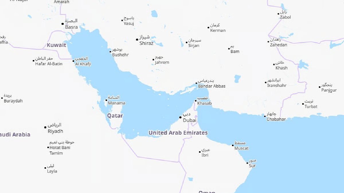 Visible Strait of Hormuz commodity traffic tumbles to just two ships