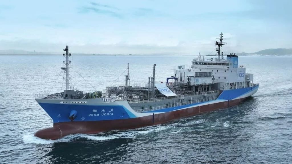Japan Unveils World’s First Hydrogen-Powered Coastal Tanker
