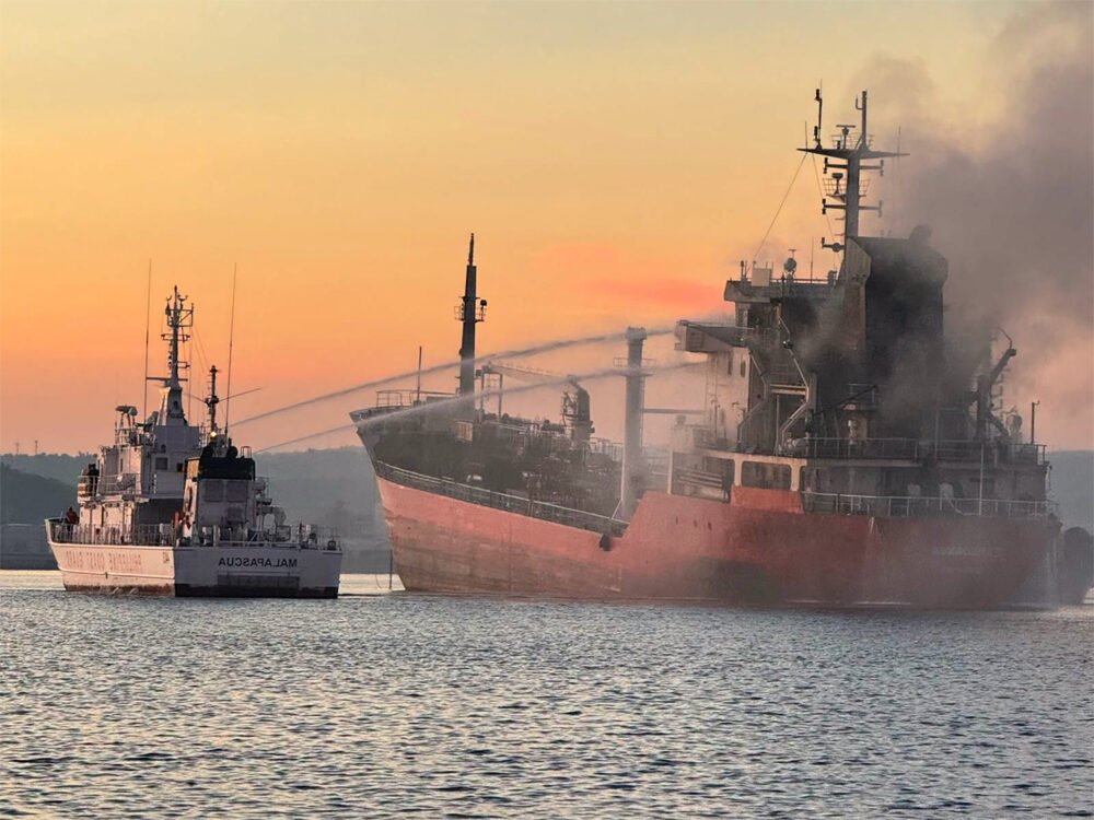 Two Crewmembers Hospitalized After Tanker Fire Incident in Philippines