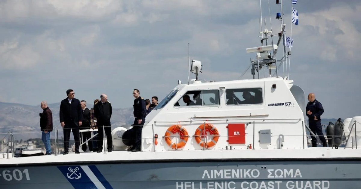 Hellenic Coast Guard patrol vessel at sea